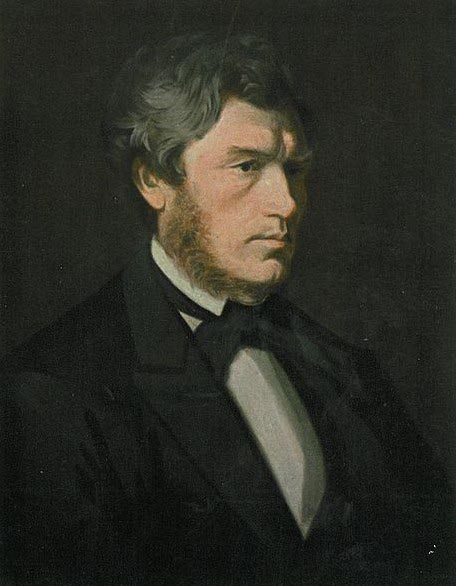 Painting of Norwegian writer Carl Fredrik Diriks.